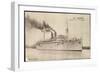 Compagnie De Navigation Paquet, S.S. Djenne-null-Framed Giclee Print