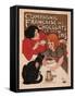 Compagnie Francaise Des Chocolats Et Des Thes, 1898 (Poster)-Theophile Alexandre Steinlen-Framed Stretched Canvas
