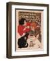 Compagnie Francaise Des Chocolats Et Des Thes-Theophile Alexandre Steinlen-Framed Art Print