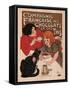 Compagnie Francaise Des Chocolats Et Des Thes-Theophile Alexandre Steinlen-Framed Stretched Canvas