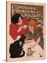 Compagnie Francaise Des Chocolats Et Des Thes-Theophile Alexandre Steinlen-Stretched Canvas