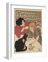 Compagnie Francaise des Chocolats-Théophile Alexandre Steinlen-Framed Art Print