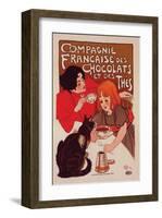 Compagnie Francaise des Chocolats-Théophile Steinlen-Framed Art Print