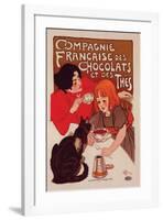 Compagnie Francaise des Chocolats-Théophile Steinlen-Framed Art Print