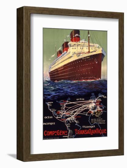 Compagnie Generale Transatlantique-null-Framed Photographic Print