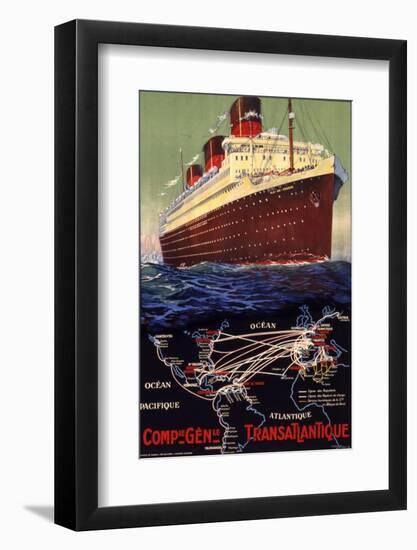 Compagnie Generale Transatlantique-null-Framed Photographic Print