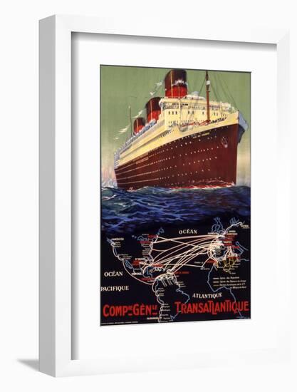 Compagnie Generale Transatlantique-null-Framed Photographic Print