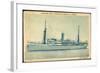 Compagnie Maritime Belge, S.S. Thysville,Dampfschiff-null-Framed Giclee Print