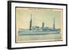 Compagnie Maritime Belge, S.S. Thysville,Dampfschiff-null-Framed Giclee Print