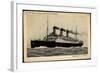 Compagnie Navigation Sud Atlantique, Dampfer Lutetia-null-Framed Giclee Print