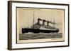 Compagnie Navigation Sud Atlantique, Dampfer Lutetia-null-Framed Giclee Print