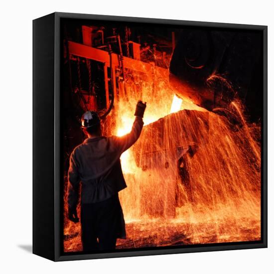 Compania de Acero Del Pacifico Steel Mill, Chile-Bill Ray-Framed Stretched Canvas