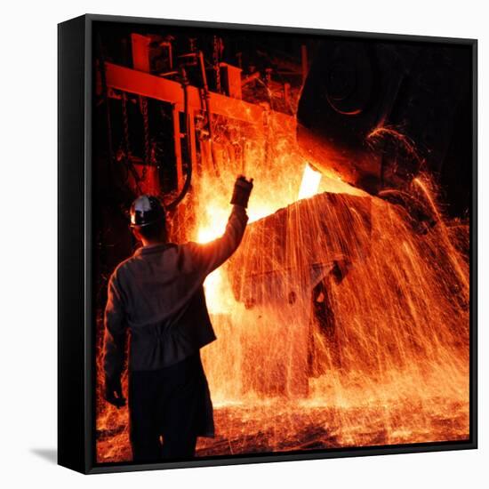 Compania de Acero Del Pacifico Steel Mill, Chile-Bill Ray-Framed Stretched Canvas