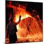 Compania de Acero Del Pacifico Steel Mill, Chile-Bill Ray-Mounted Premium Photographic Print