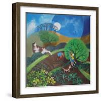 Companion Gardeners, 2015-Lisa Graa Jensen-Framed Giclee Print