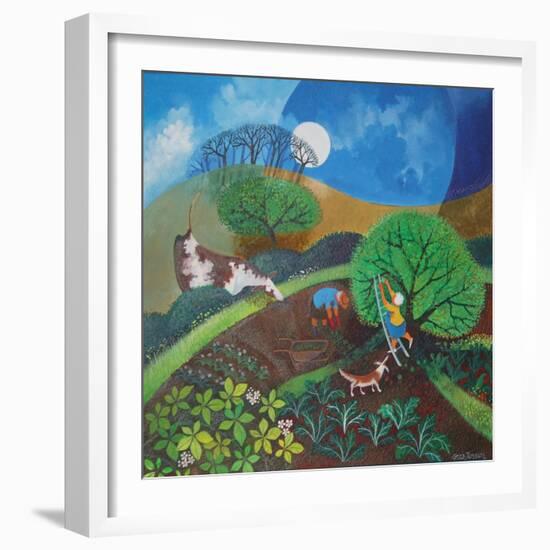 Companion Gardeners, 2015-Lisa Graa Jensen-Framed Giclee Print