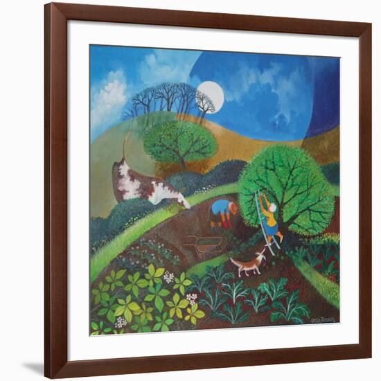 Companion Gardeners, 2015-Lisa Graa Jensen-Framed Giclee Print