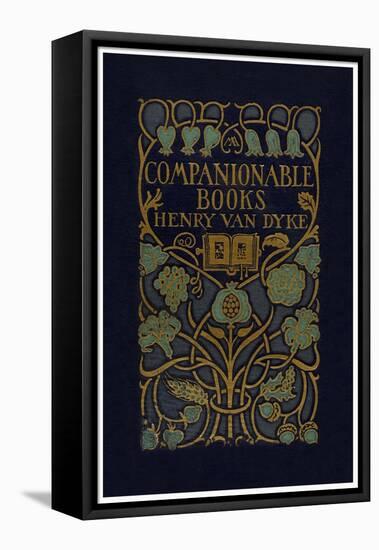 Companionable Books-null-Framed Stretched Canvas