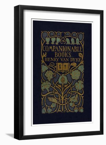 Companionable Books-null-Framed Art Print