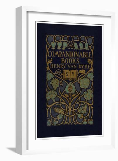 Companionable Books-null-Framed Art Print