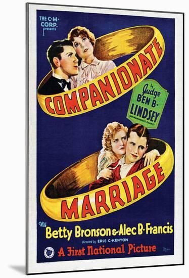 Companionate Marriage - 1928-null-Mounted Giclee Print