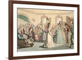 Company at Play, Plate 8 from 'Comforts of Bath', 1798-Thomas Rowlandson-Framed Giclee Print