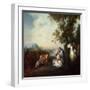 Company at the Edge of a Forest, Late 1720S-Nicolas Lancret-Framed Giclee Print