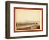 Company C, 3rd U.S. Infantry, Caught on the Fly, Near Fort Meade. Bear Butte in the Distance-John C. H. Grabill-Framed Giclee Print