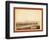 Company C, 3rd U.S. Infantry, Caught on the Fly, Near Fort Meade. Bear Butte in the Distance-John C. H. Grabill-Framed Giclee Print