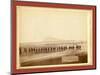 Company C, 3rd U.S. Infantry, Caught on the Fly, Near Fort Meade. Bear Butte in the Distance-John C. H. Grabill-Mounted Giclee Print