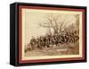 Company C, 3rd U.S. Infantry Near Fort Meade, So. Dak-John C. H. Grabill-Framed Stretched Canvas