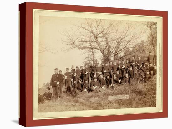 Company C, 3rd U.S. Infantry Near Fort Meade, So. Dak-John C. H. Grabill-Stretched Canvas