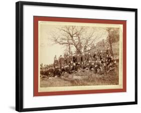 Company C, 3rd U.S. Infantry Near Fort Meade, So. Dak-John C. H. Grabill-Framed Giclee Print