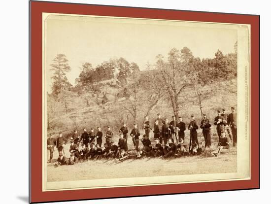 Company C, 3rd U.S. Infantry Near Fort Meade, South Dakota-John C. H. Grabill-Mounted Giclee Print