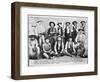 Company D Texas Rangers at Ysleta, Texas, 1894-null-Framed Giclee Print