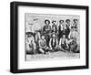 Company D Texas Rangers at Ysleta, Texas, 1894-null-Framed Giclee Print