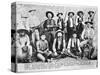 Company D Texas Rangers at Ysleta, Texas, 1894-null-Stretched Canvas