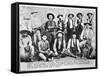 Company D Texas Rangers at Ysleta, Texas, 1894-null-Framed Stretched Canvas