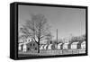 Company Houses-Jack Delano-Framed Stretched Canvas