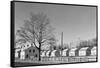 Company Houses-Jack Delano-Framed Stretched Canvas