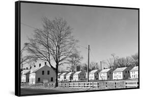 Company Houses-Jack Delano-Framed Stretched Canvas