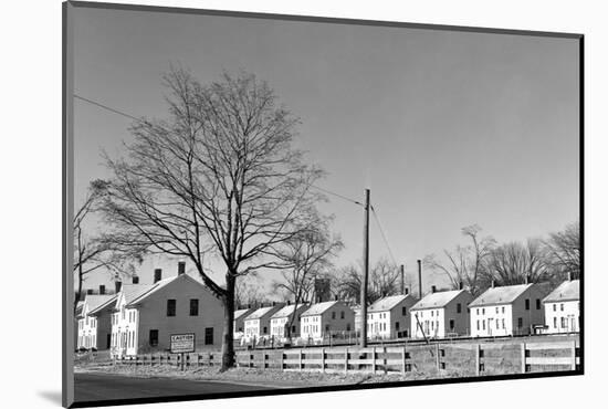 Company Houses-Jack Delano-Mounted Photographic Print