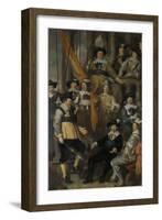 Company of Captain Albert Bas and Lieutenant Lucas Conyn-Govert Flinck-Framed Art Print