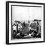 Company of German Scouts Receiving Telephone Instructions, First World War, 1914-null-Framed Giclee Print