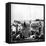 Company of German Scouts Receiving Telephone Instructions, First World War, 1914-null-Framed Stretched Canvas