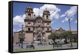 Company of Jesus Church, Plaza De Armas, Cuzco, Peru, South America-Peter Groenendijk-Framed Stretched Canvas