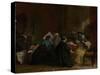 Company of Ladies Watching Stereoscopic Photographs, before 1868-Jacob Spoel-Stretched Canvas