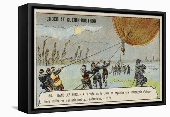 Company of Military Balloonists of the Army of the Loire, 1871-null-Framed Stretched Canvas