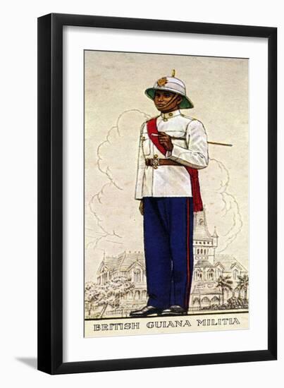 Company Sergeant-Major of the British Guiana Military, 1938-null-Framed Giclee Print