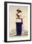 Company Sergeant-Major of the British Guiana Military, 1938-null-Framed Giclee Print